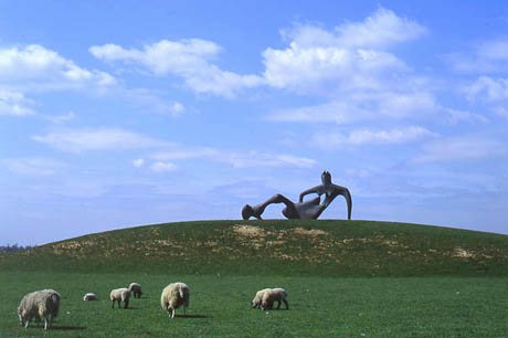 Henry Moore's Perry Green, England